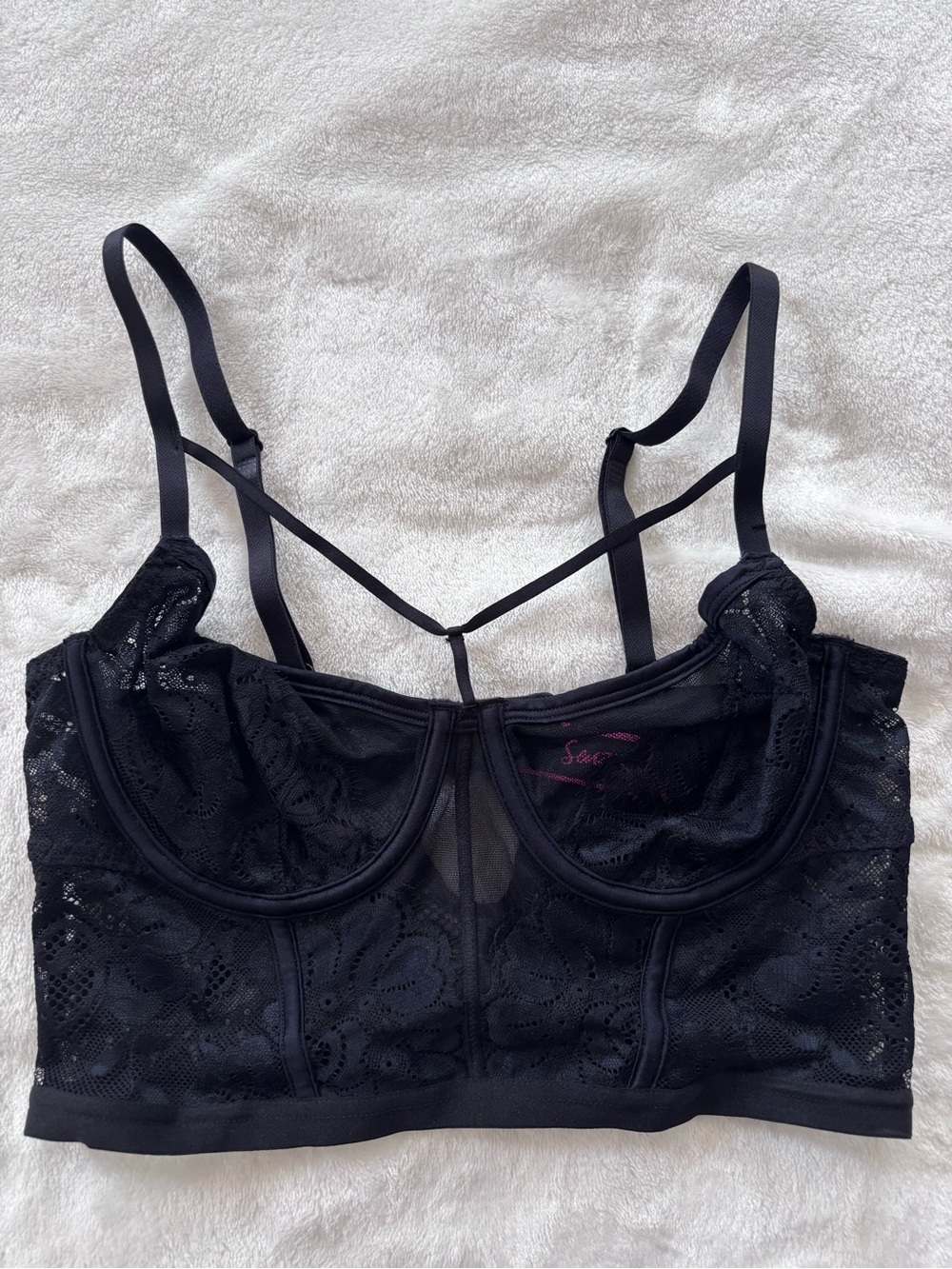 La Senza black lace bralette